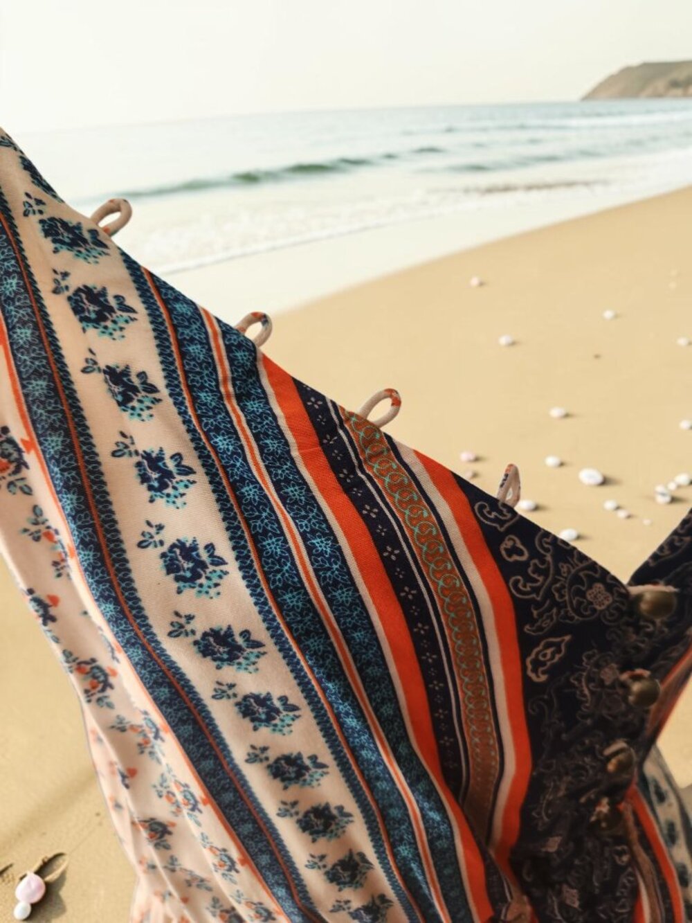 🌊 POL Boho Striped Mini Dress NWOT Flowy Beachy Vibes 🌊 - Picture 3 of 11